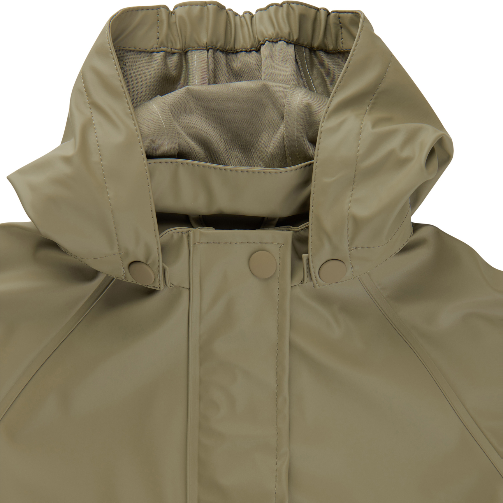 Gunhild PU Regnsæt m. regnbukser - Soft Moss