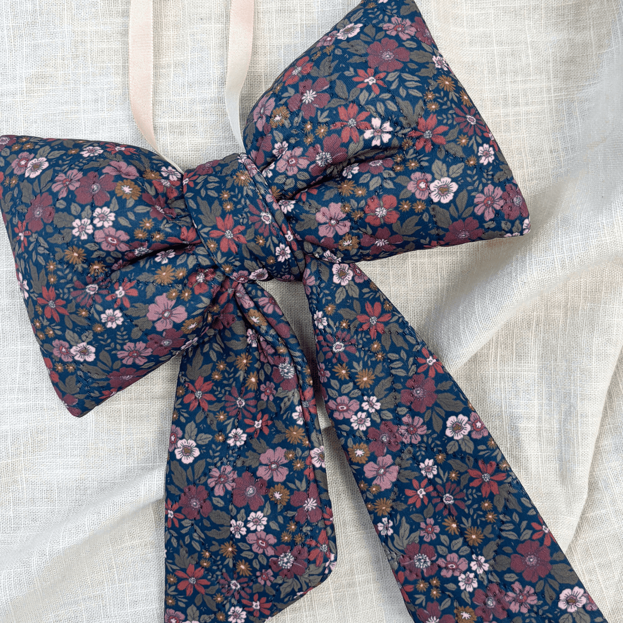 Julesløjfe - Blue Sea Liberty Flower AOP