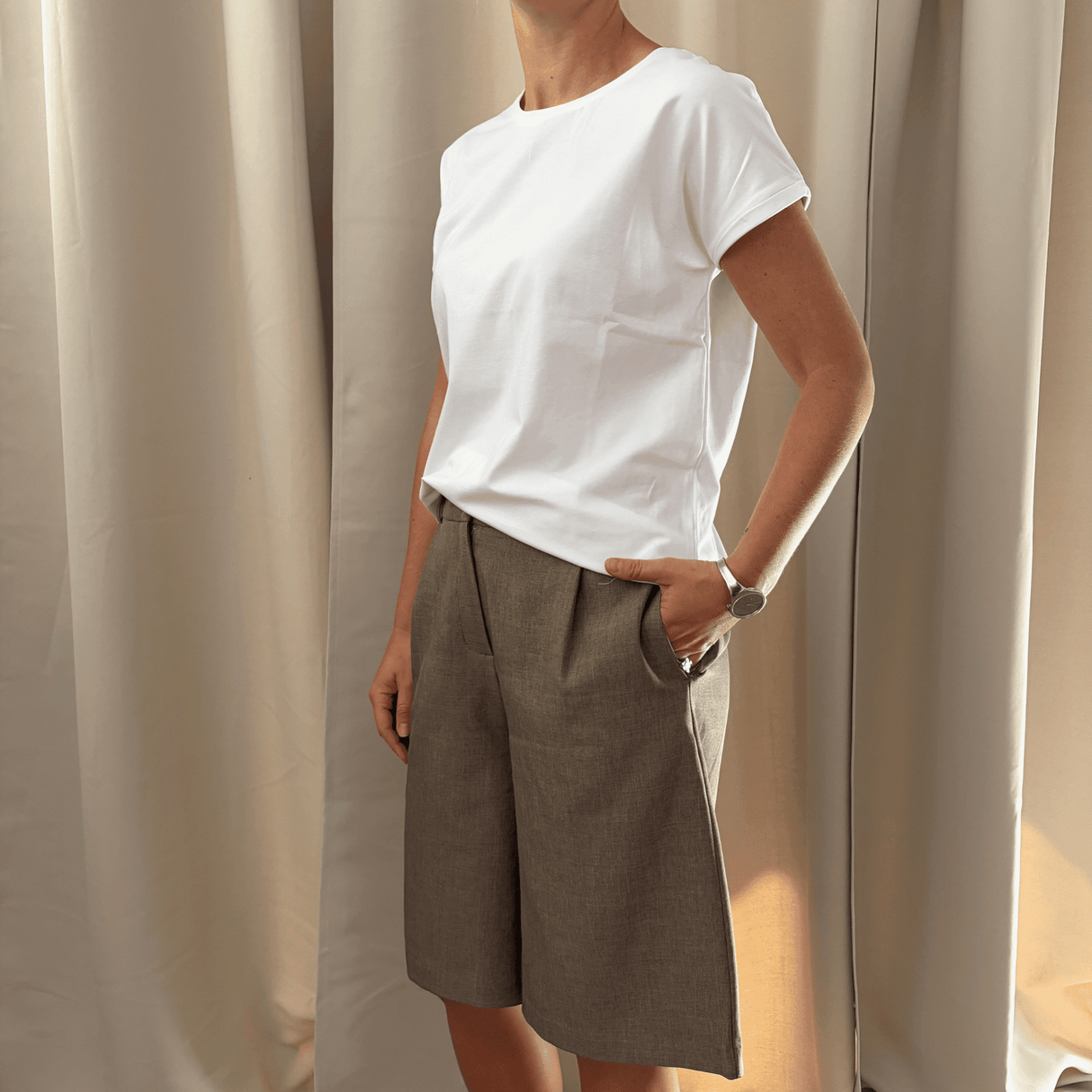 Mrs. Thilde Kortærmet T-Shirt - Off White