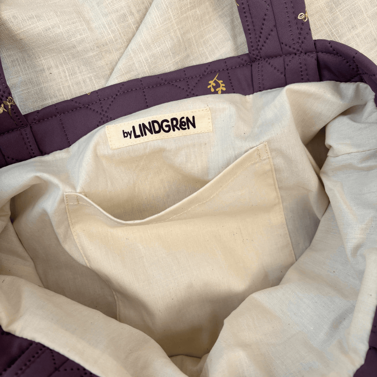 Shopping Net - Lavender w. Gold