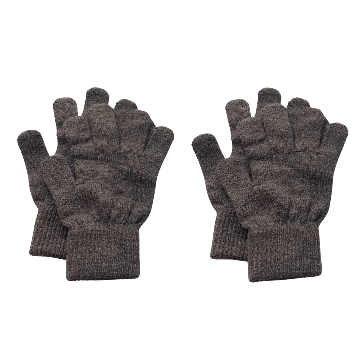 Strikvanter (2 - pak) - Brown Melange