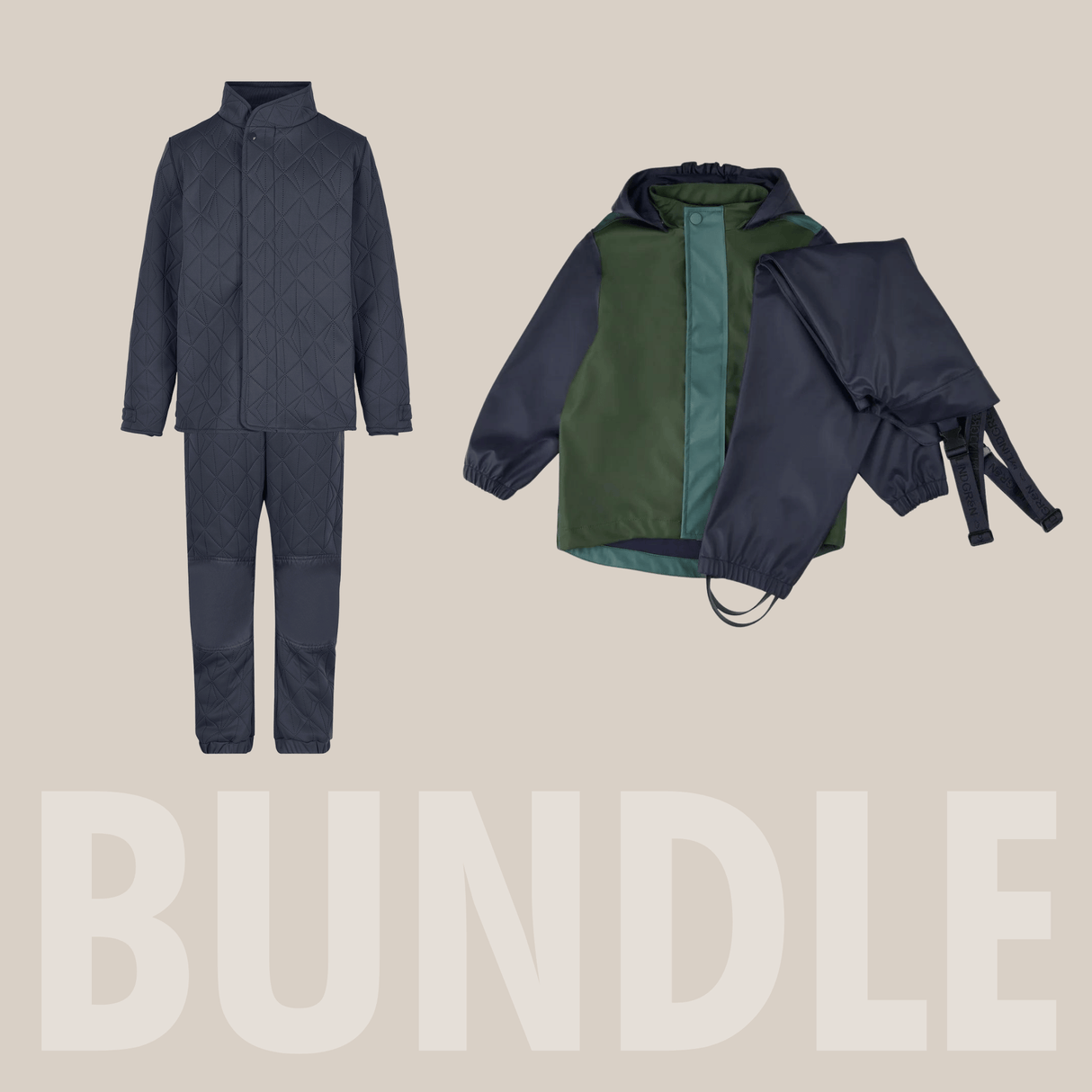 Termo - & Regntøjspakke Dreng ♡ 1 - 2 år