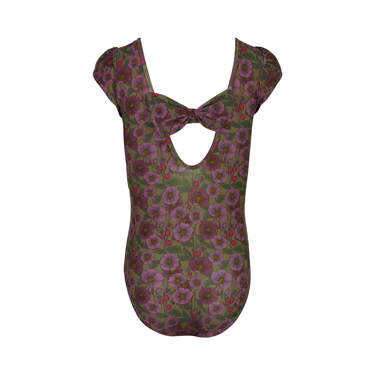 byLINDGREN Astrid Badedragt UV50+ Swim Wear UV50+ Eucalyptus Rosehip Flower AOP