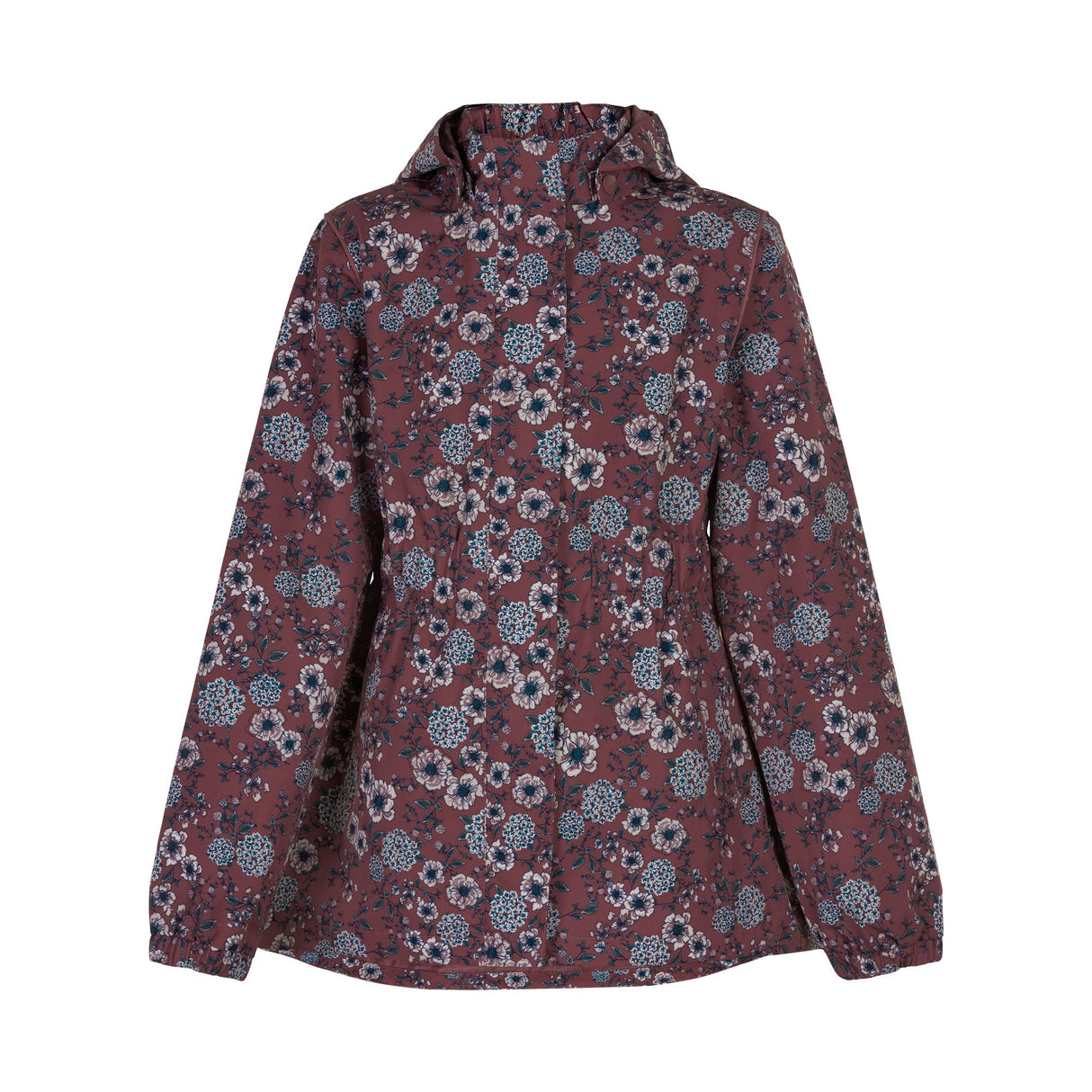 Lille Rigmor Forårs- og Regnjakke - Winter Rose Hortensia AOP