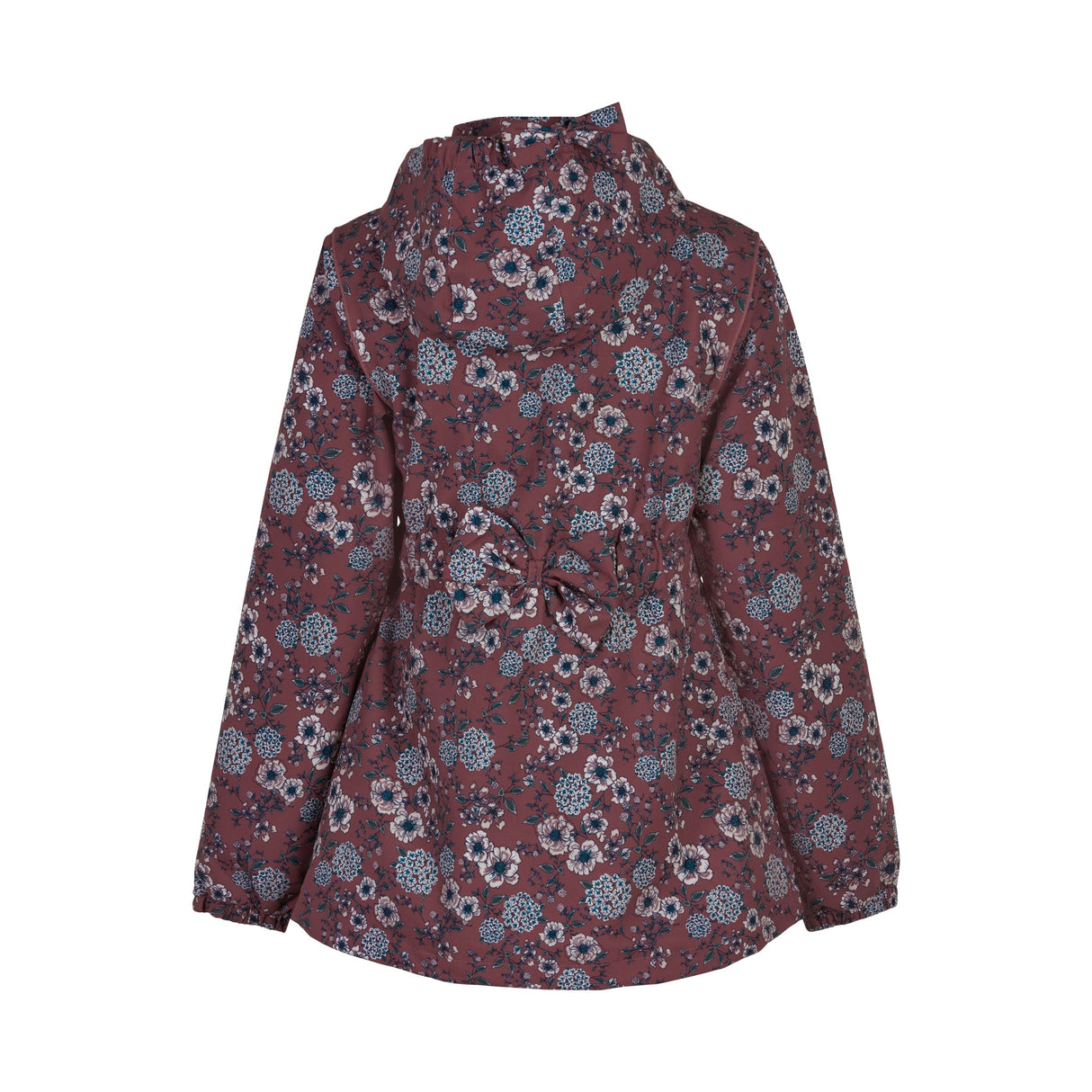 Lille Rigmor Forårs- og Regnjakke - Winter Rose Hortensia AOP