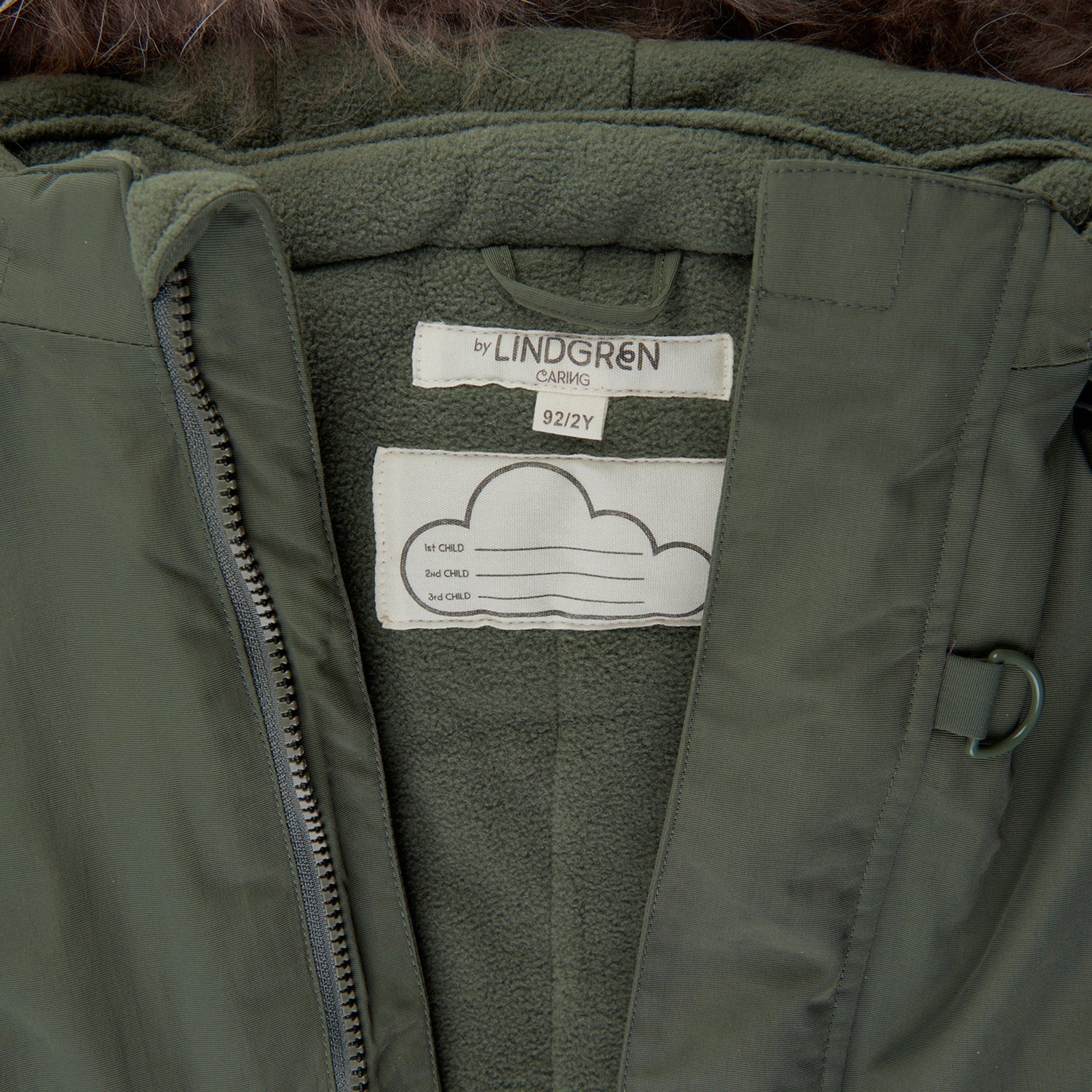 Vale Vinterjakke m. pels - Dark Green