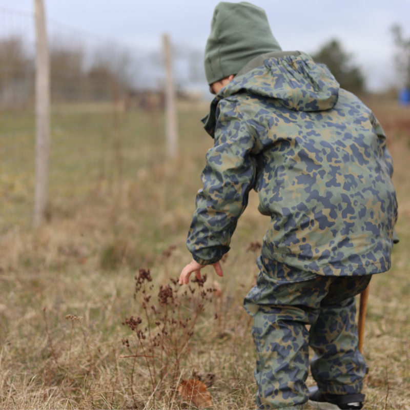 Gerd PU Regntøj m. regnbukser (LIMITED EDITION) - Camouflage AOP