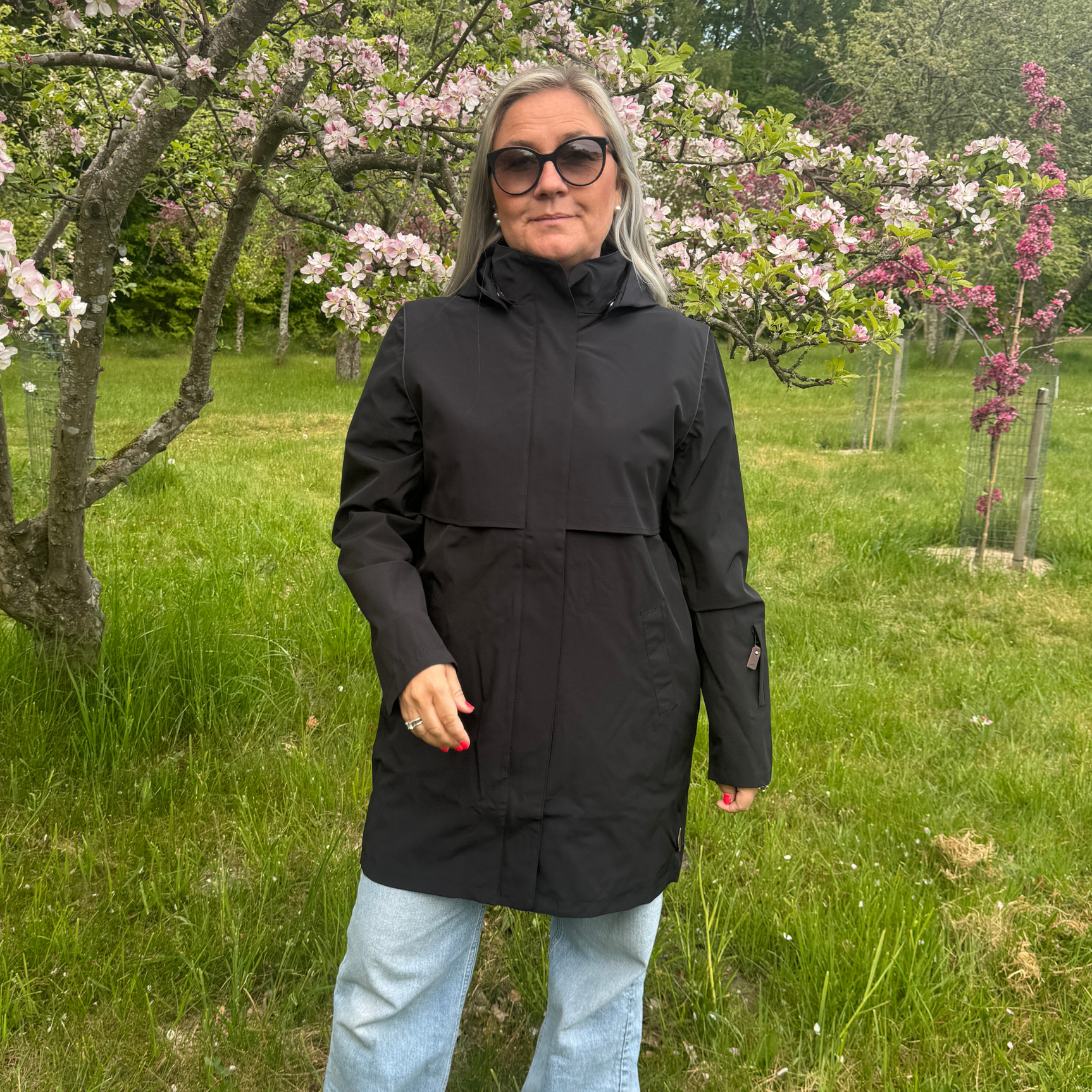 Mrs. Ragna Forårs- og Regnjakke - Black