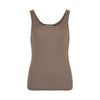 Mrs. Vigdis Wool Tank Top - Brown Melange