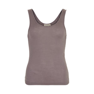 Mrs. Vigdis Wool Tank Top - Violet Truffle