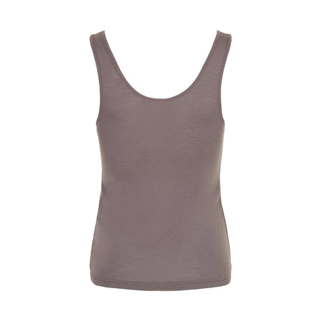 Mrs. Vigdis Wool Tank Top - Violet Truffle