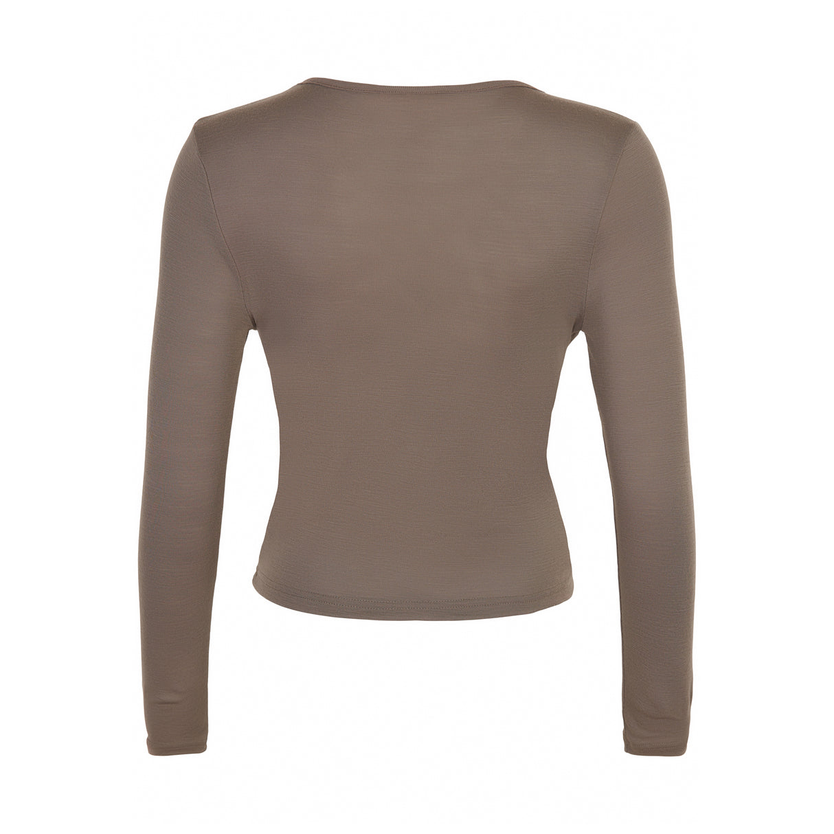 Mrs. Vilja Wool Tee - Brown Melange