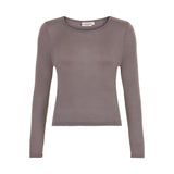 Mrs. Vilja Wool Tee - Violet Truffle