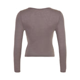 Mrs. Vilja Wool Tee - Violet Truffle