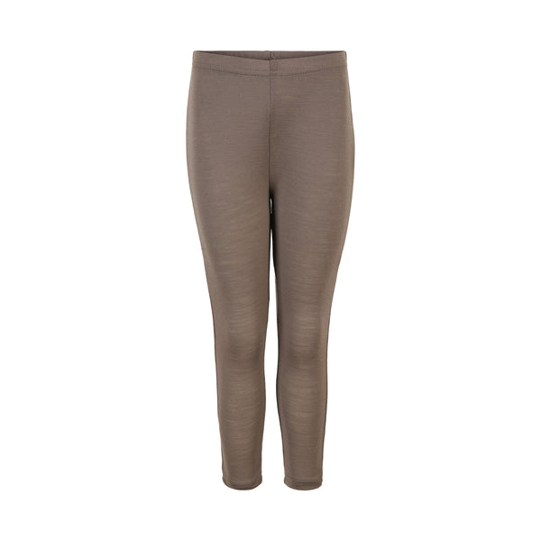 Verner Wool Leggings - Brown Melange