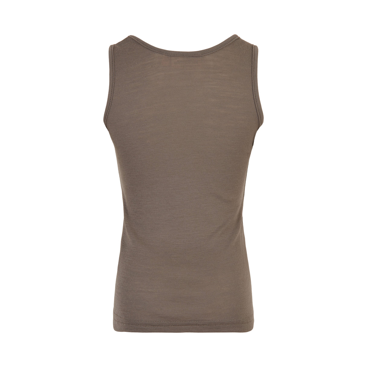 Vigdis Wool Tank Top - Brown Melange