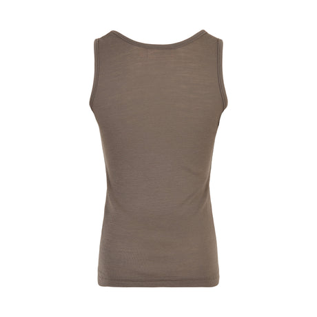 Vigdis Wool Tank Top - Brown Melange