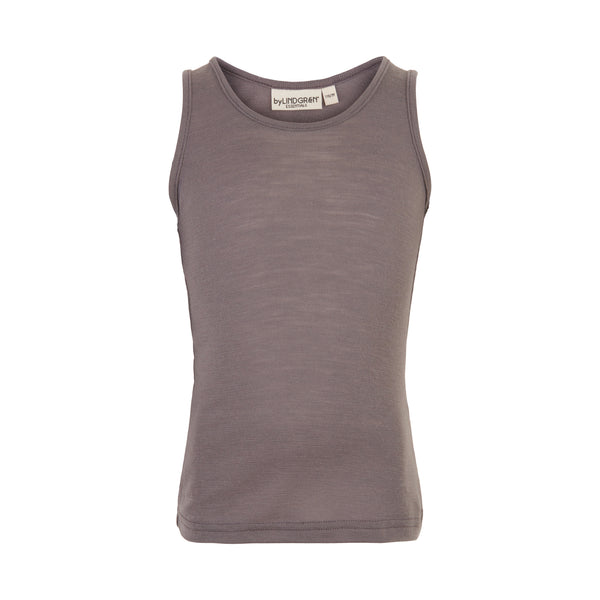 Vigdis Wool Tank Top - Violet Truffle