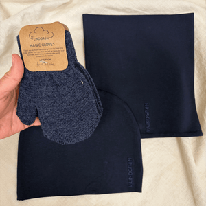 Accessory Bundle m. luffer ♡ Marineblå