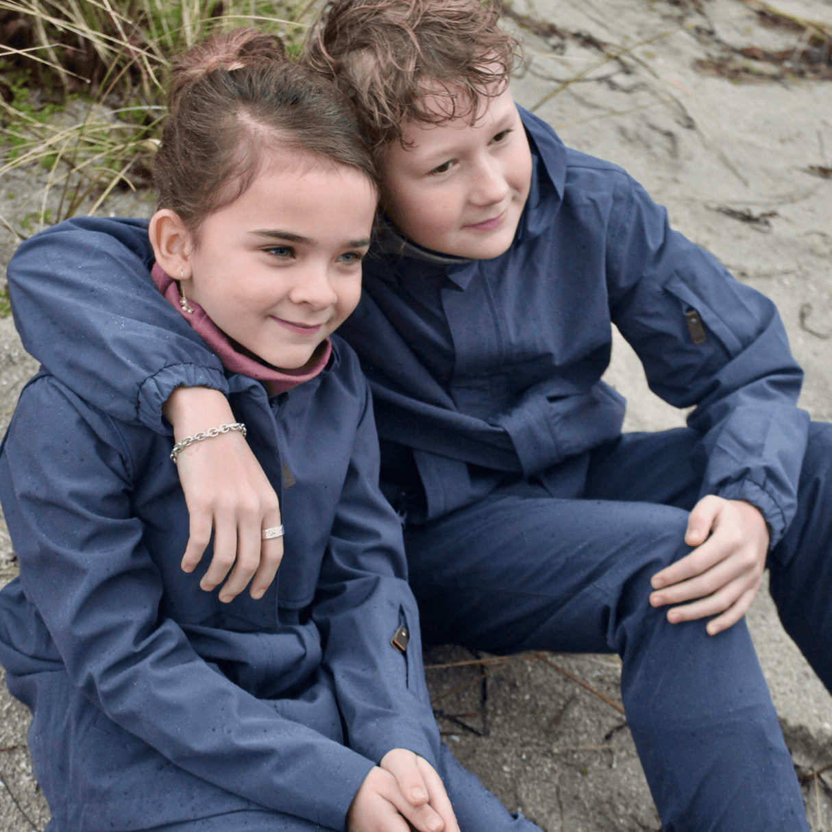 Aslak Forårs - & Regnjakke - Midnight Ink