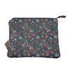 Kosmetik Pung / Clutch - Blue Sea Liberty Flower AOP