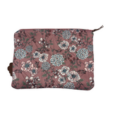 Kosmetik Pung / Clutch - Dark Rose Hortensia AOP