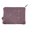 Kosmetik Pung / Clutch - Lavender w. Gold