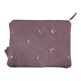 Kosmetik Pung / Clutch - Lavender w. Gold