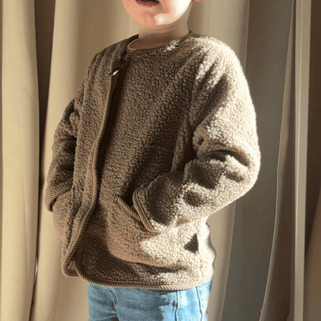 Frey Teddy Fleece Jakke - Truffle Beige