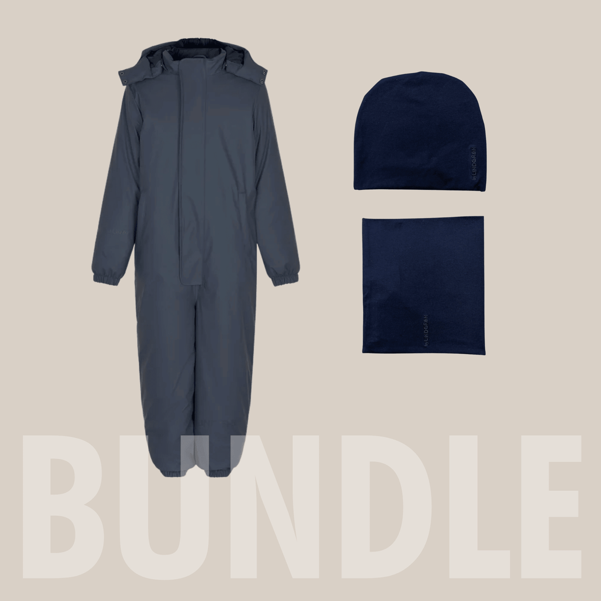 Gummiflyverdragt + Hue & Halsedisse ♡ Unisex