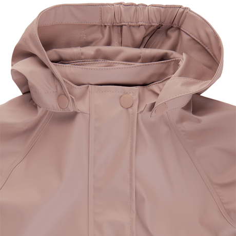 Gunhild PU Regnsæt m. selebukser - Rose Mist
