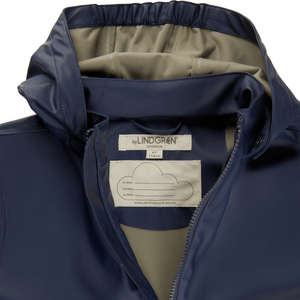 Gunnar PU Regnsæt m. regnbukser - Soft Moss / Blue Shadow