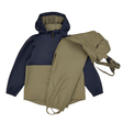 Gunnar PU Regnsæt m. selebukser - Soft Moss / Blue Shadow