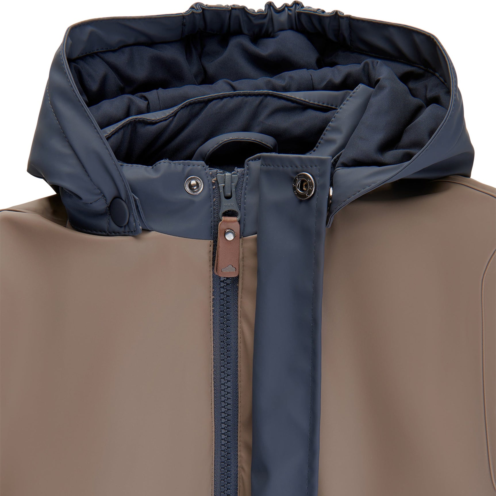 Gunnar Vatteret PU Regnjakke - Midnight Ink/Golden Hazel