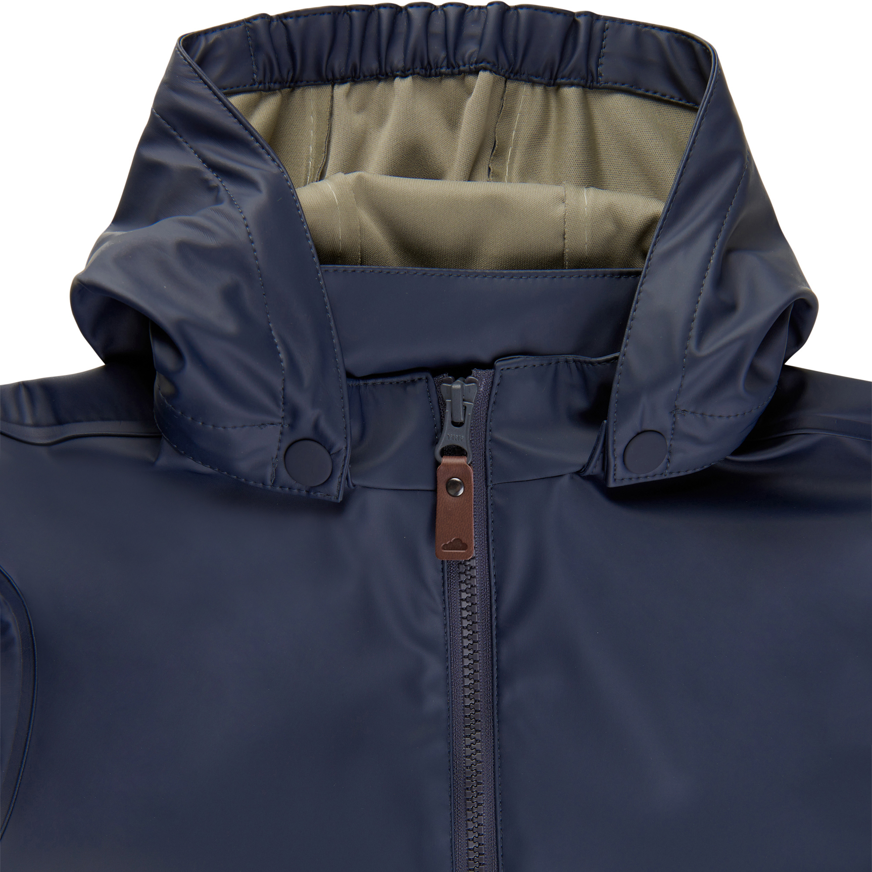 Gunnar PU Regnsæt m. selebukser - Soft Moss / Blue Shadow