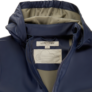 Gunnar PU Regnsæt m. selebukser - Soft Moss / Blue Shadow