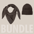 Hue & Tørklæde Bundle ♡ Hazel Brown Melange