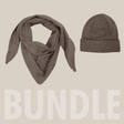 Hue & Tørklæde Bundle ♡ Truffle Beige