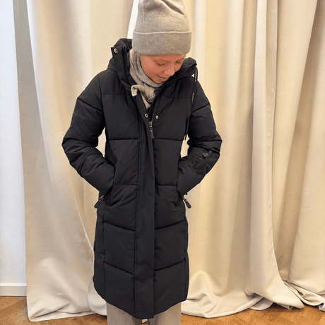 Idun Puffer Vinterjakke - Black