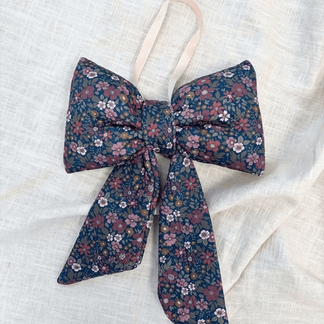 Julesløjfe - Blue Sea Liberty Flower AOP