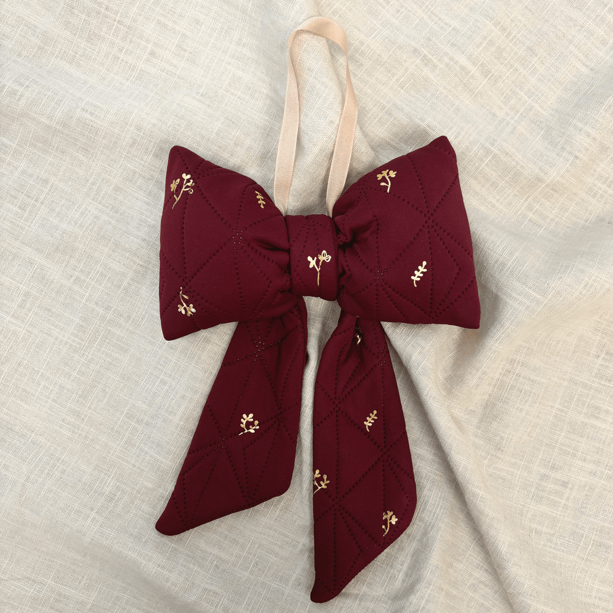 Julesløjfe - Pink Shadow w. Gold