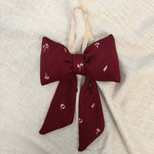 Julesløjfe - Pink Shadow w. Gold