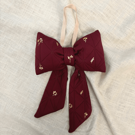 Julesløjfe - Pink Shadow w. Gold