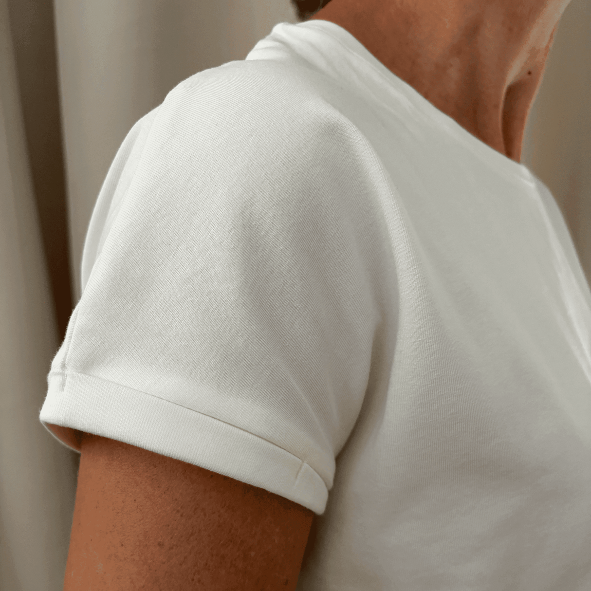 Mrs. Thilde Kortærmet T-Shirt - Snow White