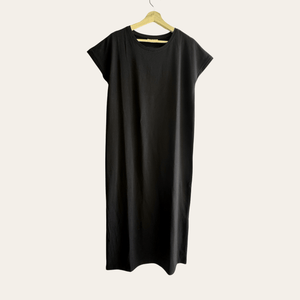 Mrs. Thilde T-Shirt Kjole - Black