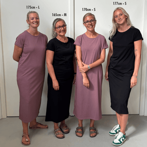 Mrs. Thilde T-Shirt Kjole - Vintage Rose