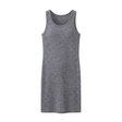 Mrs. Vigdis Wool Long Tank Top - Grey Melange