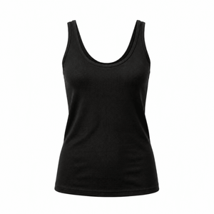 Mrs. Vigdis Wool Tank Top - Black
