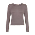 Mrs. Vilja Wool Tee - Violet Truffle