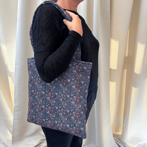 Shopping Net - Blue Sea Liberty Flower AOP